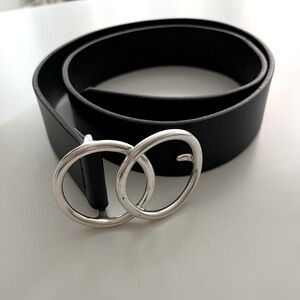 Auxiliary Leather and Brass Belt